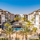 a front view of a building