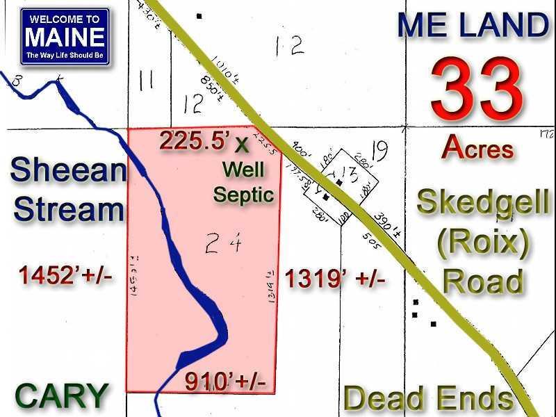 Lot 24 Skedgell Road Orient, ME 04471 - Photo 1 of 18 Plat Map.