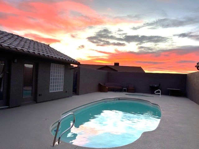 2191 Seneca Street Kingman, AZ 86401 - Photo 15 of 26 a view of a wooden deck with a backyard