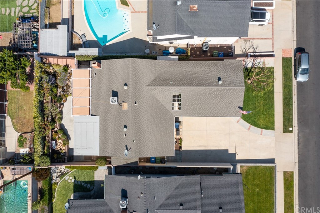 844 Eastman Place San Pedro, CA 90731 - Photo 43 of 44 a aerial view of a house with swimming pool