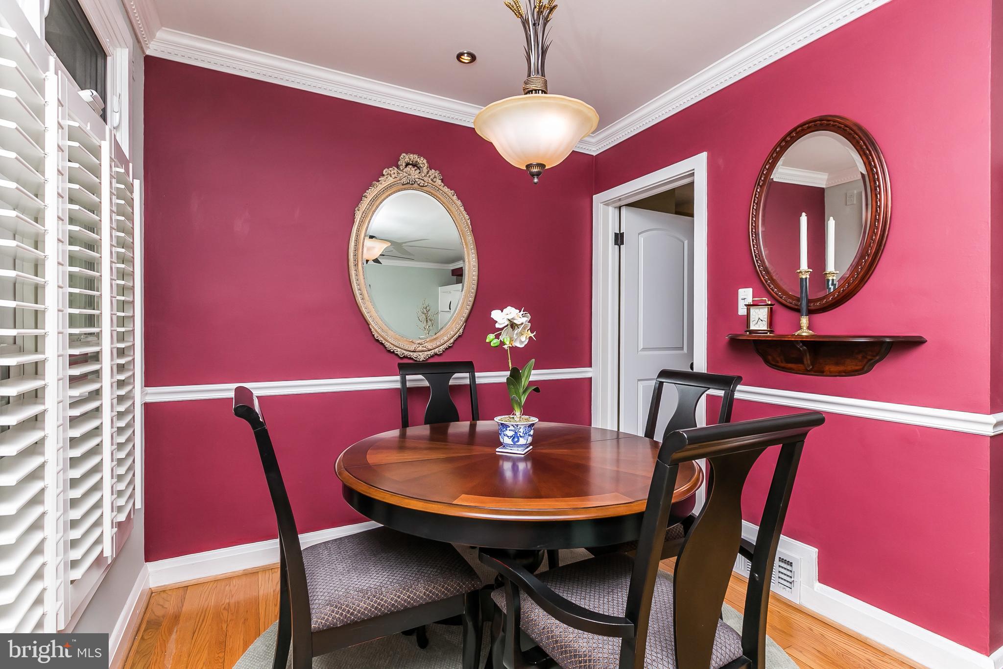 2103 Oak Lodge Road Catonsville, MD 21228 - Photo 9 of 39 Dining Room with crown molding & chair rail