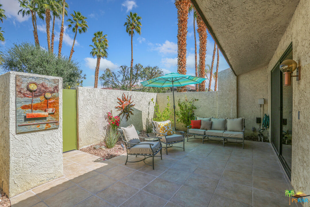 1314 East Andreas Road Palm Springs, CA 92262 - Photo 25 of 34 with outdoor space with patio furniture