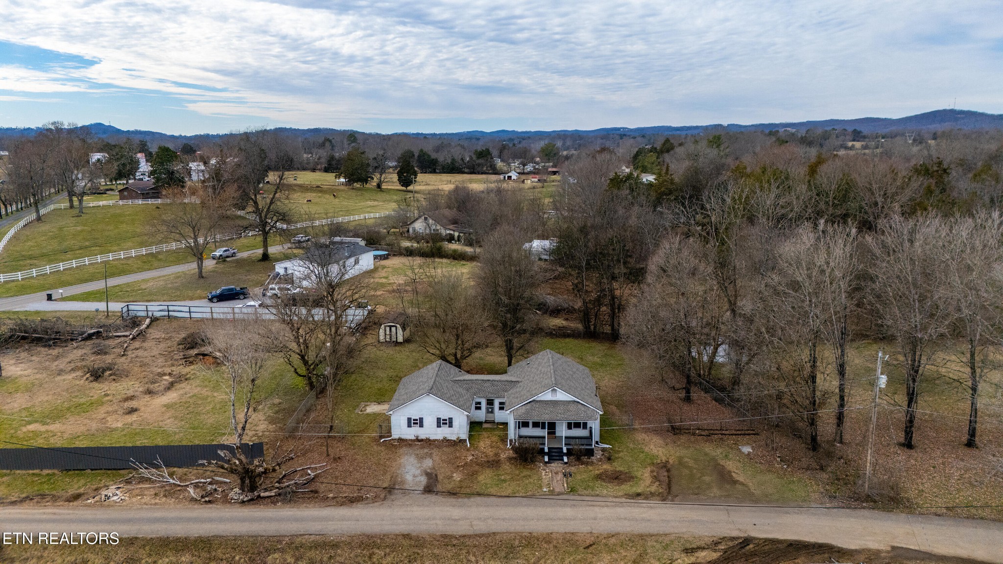 7909 Warwick Lane Corryton, TN 37721 - Photo 27 of 33 an aerial view of residential house with outdoor space