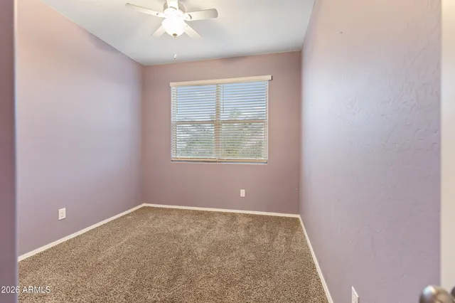 en empty room with closet