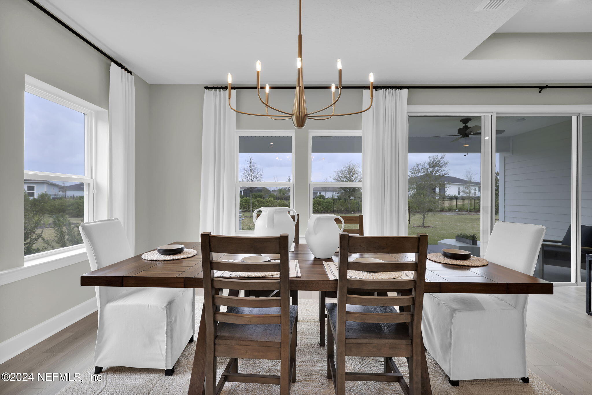861 Goldenrod Drive St. Augustine, FL 32092 - Photo 23 of 83 a view of a dining room with furniture and window