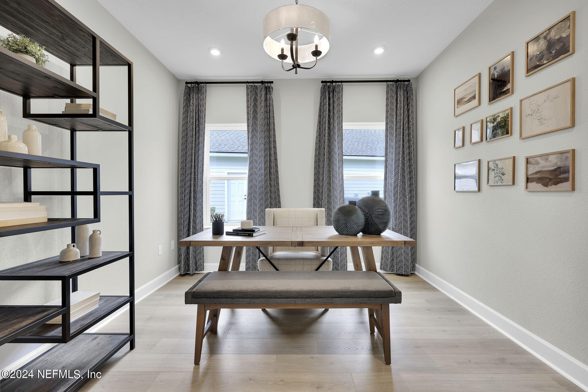 861 Goldenrod Drive St. Augustine, FL 32092 - Photo 73 of 83 a view of a a dining room with furniture window and wooden floor