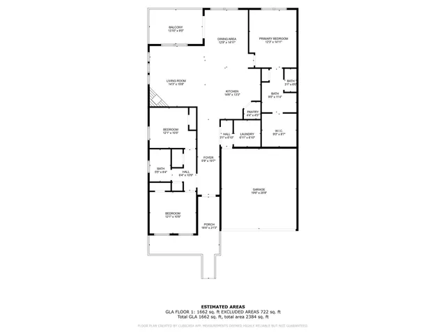 a picture of a bench in front of a building