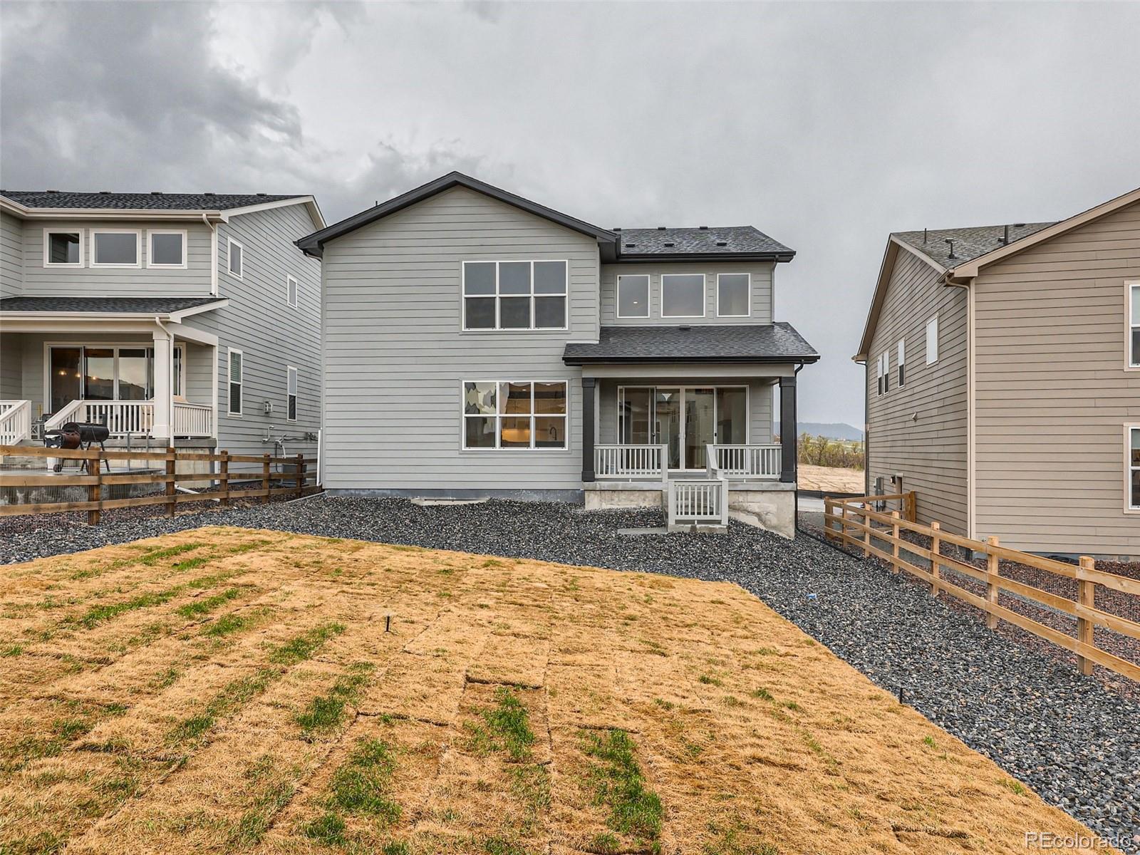 624 Simmental Loop Castle Rock, CO 80104 - Photo 7 of 9 a front view of a house with a yard