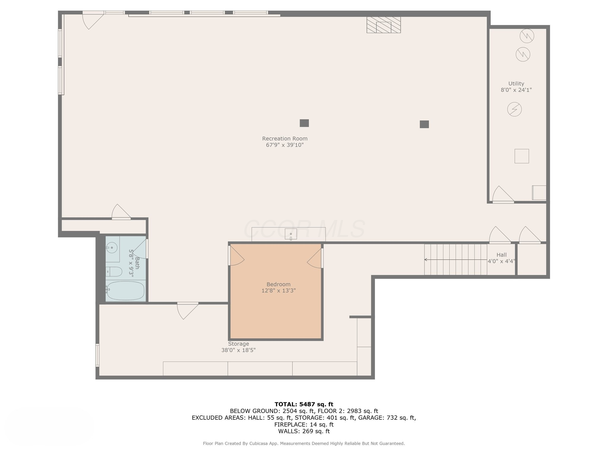 4225 Election House Road Northwest Lancaster, OH 43130 - Photo 95 of 96 Floor Plan for Lower Level
