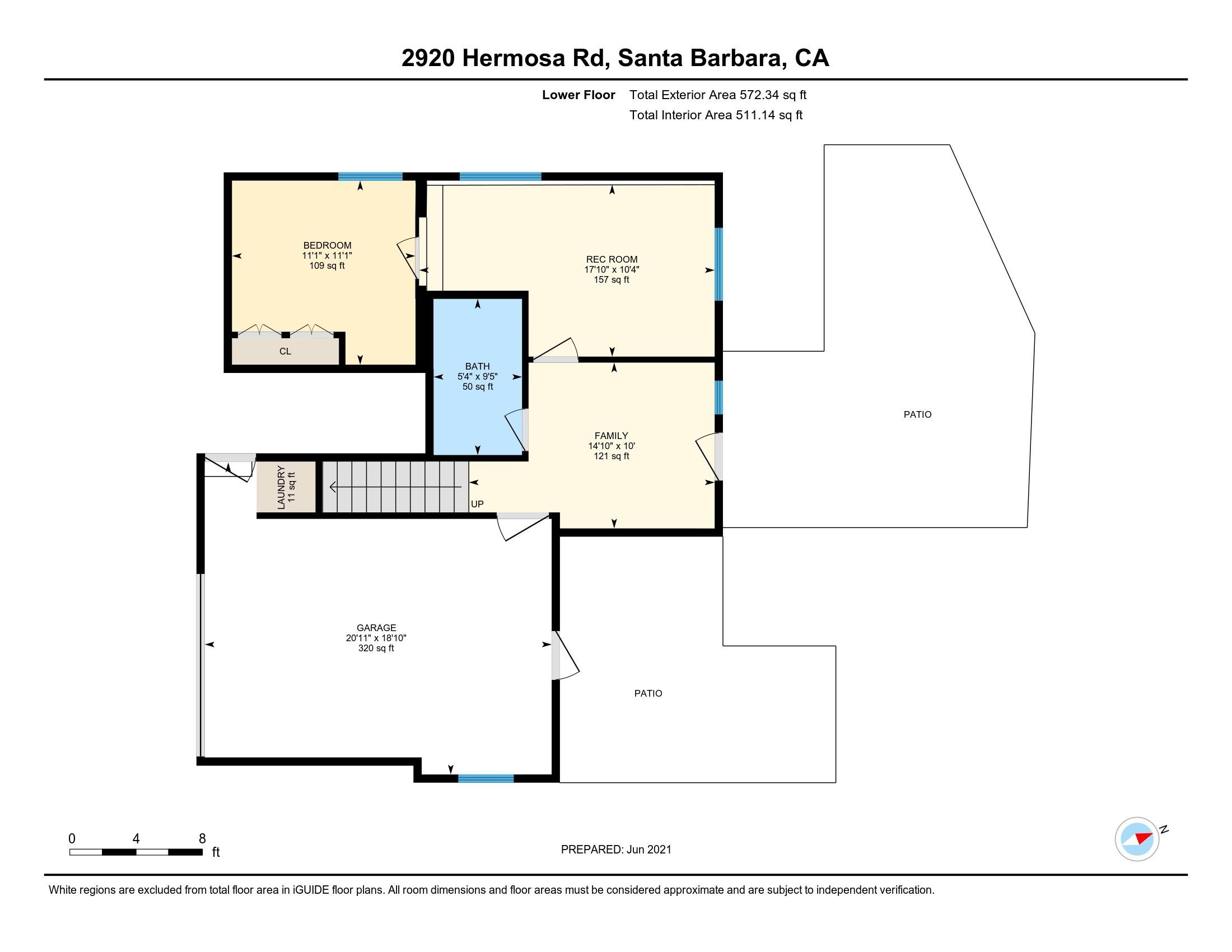 2920 Hermosa Road Santa Barbara, CA 93105 - Photo 23 of 24 Floor Plan 2