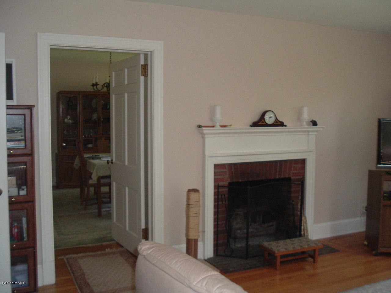 217 Holmes Road Pittsfield, MA 01201 - Photo 6 of 22 217 Holmes LR w fireplace