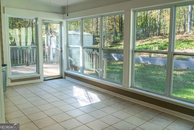 a view of a room with window