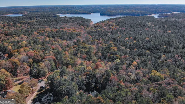 an aerial view of a houses