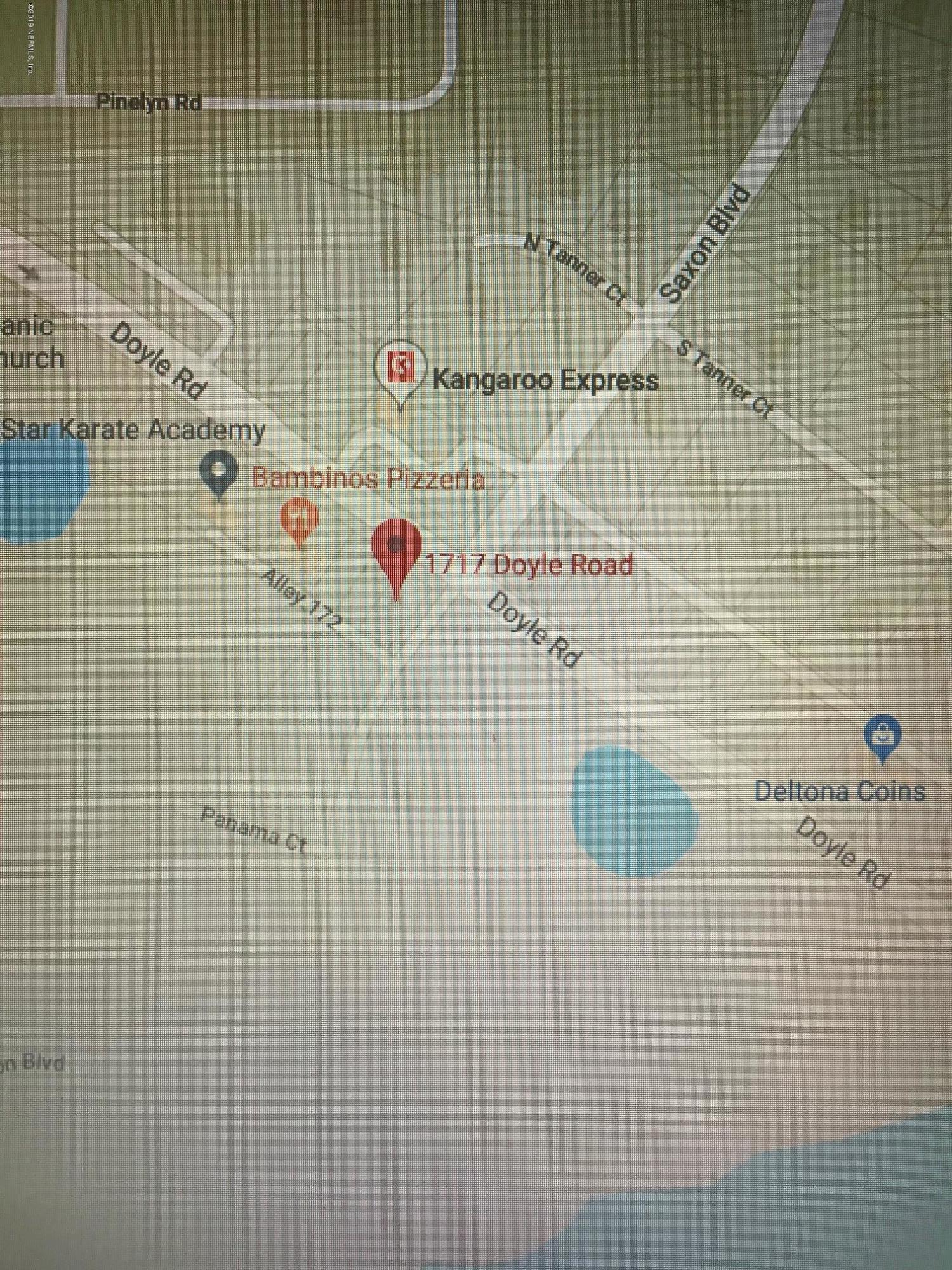 1717 Doyle Rd map