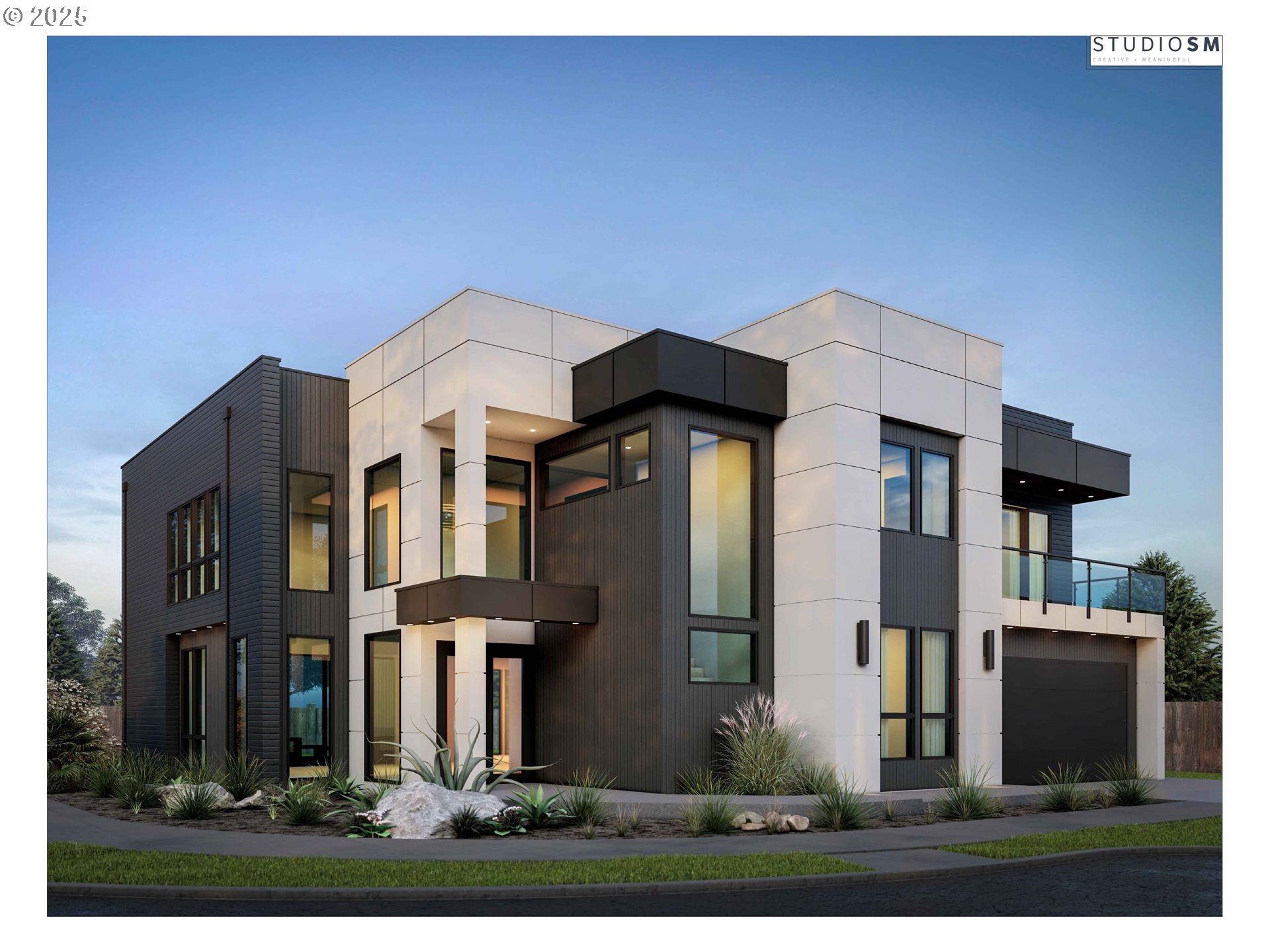 a front view of a house with yard