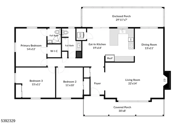 a picture of a book and a bed