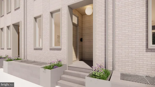 a front view of a house with a garage