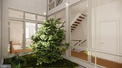 a view of an entryway with an outdoor space