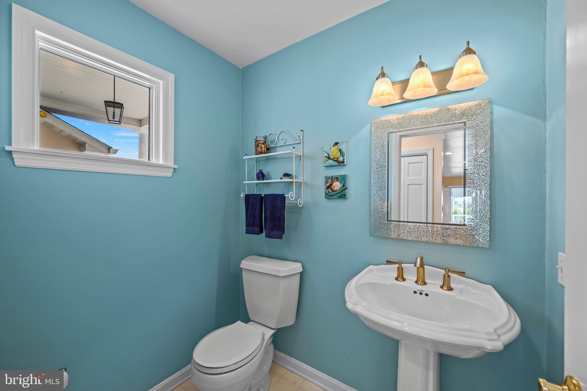 1030 Gist Road Westminster, MD 21157 - Photo 19 of 43 Stylish powder room with pedestal sink