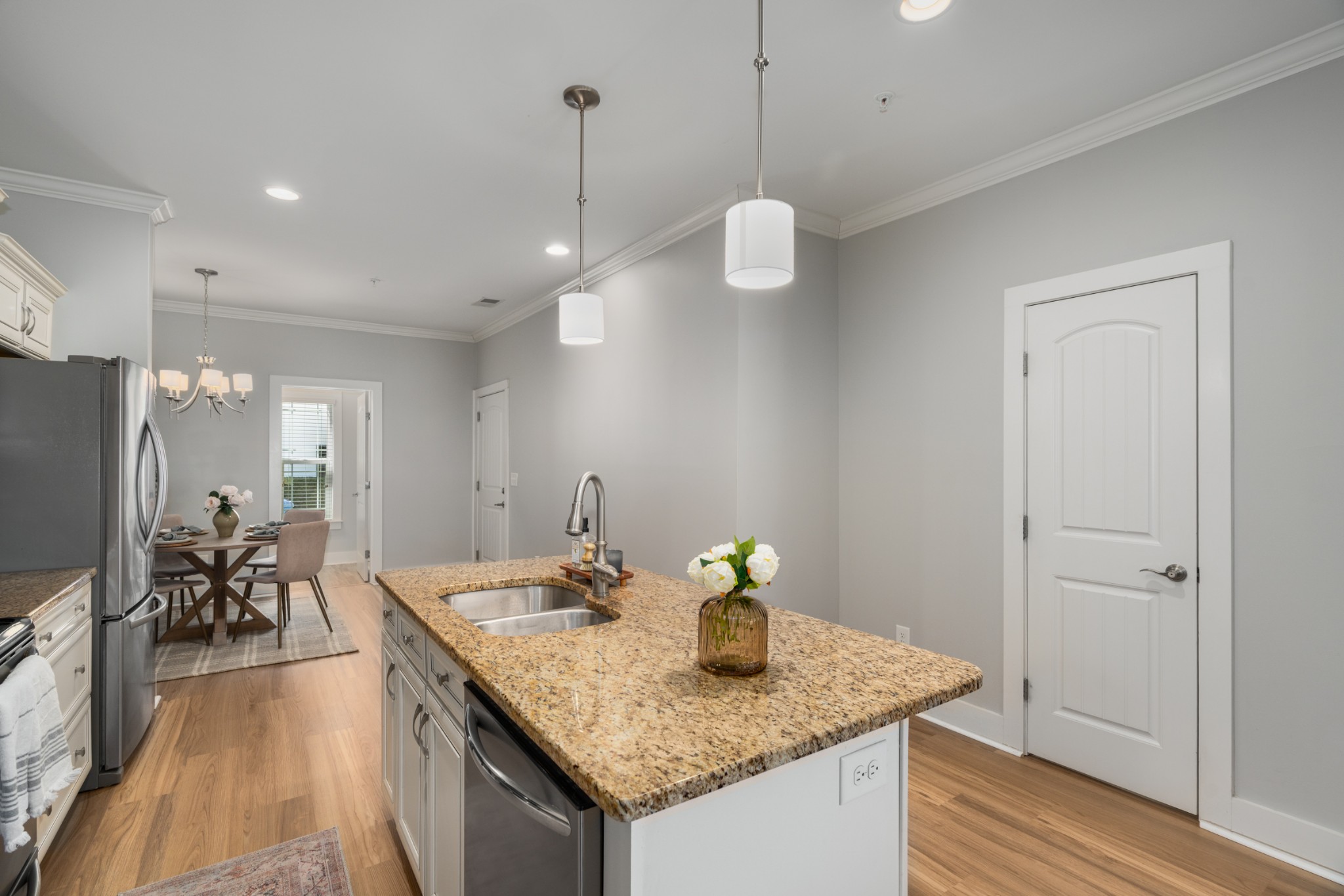 4021 Viola Lane Franklin, TN 37069 - Photo 15 of 34 a view of dining table furniture and chandelier