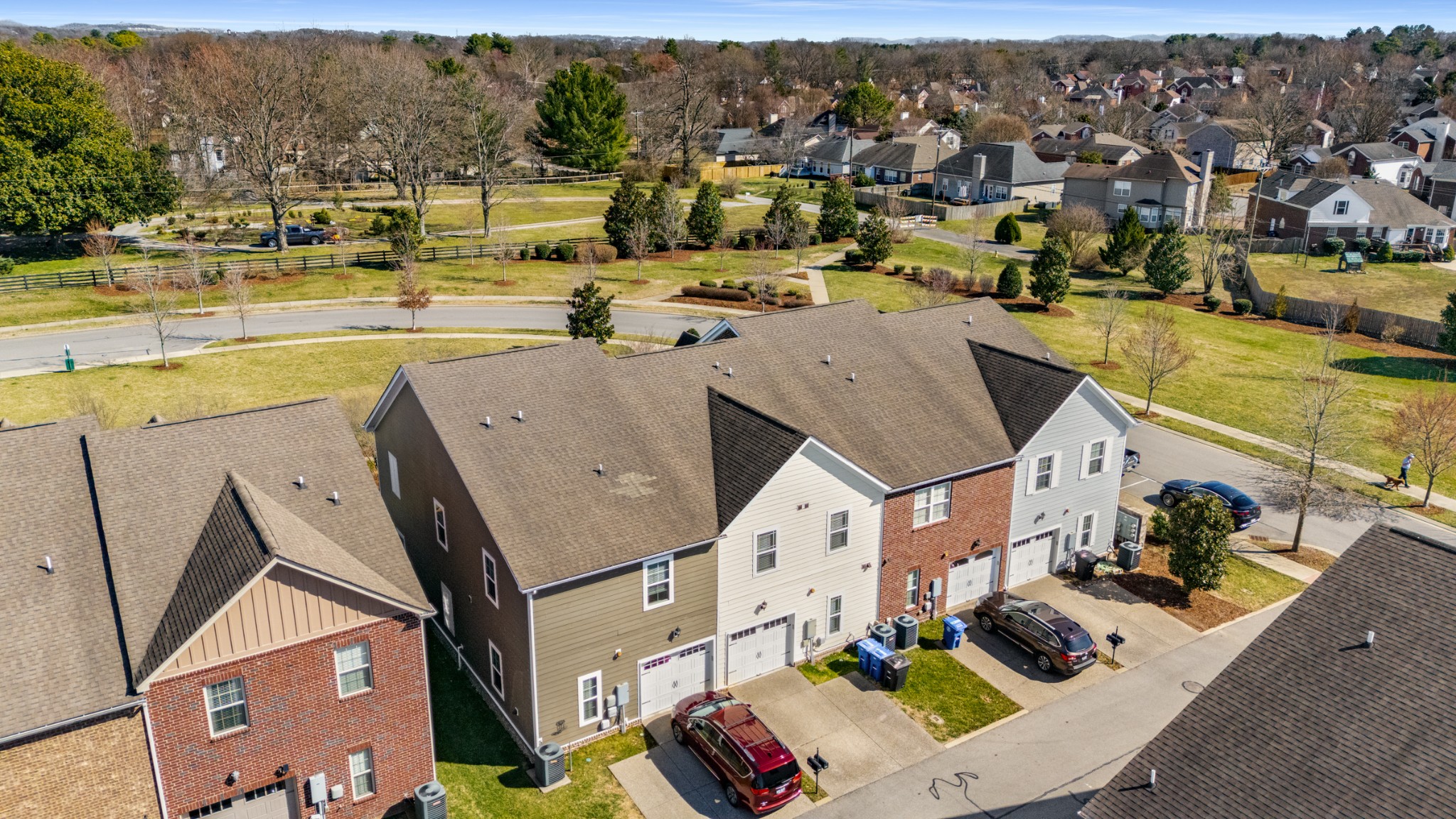 4021 Viola Lane Franklin, TN 37069 - Photo 32 of 34 an aerial view of residential houses with outdoor space