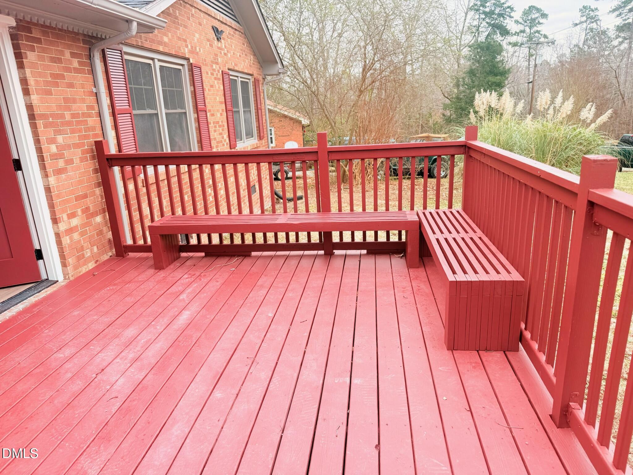 1209 Snow Hill Road Durham, NC 27712 - Photo 2 of 14 a view of wooden deck