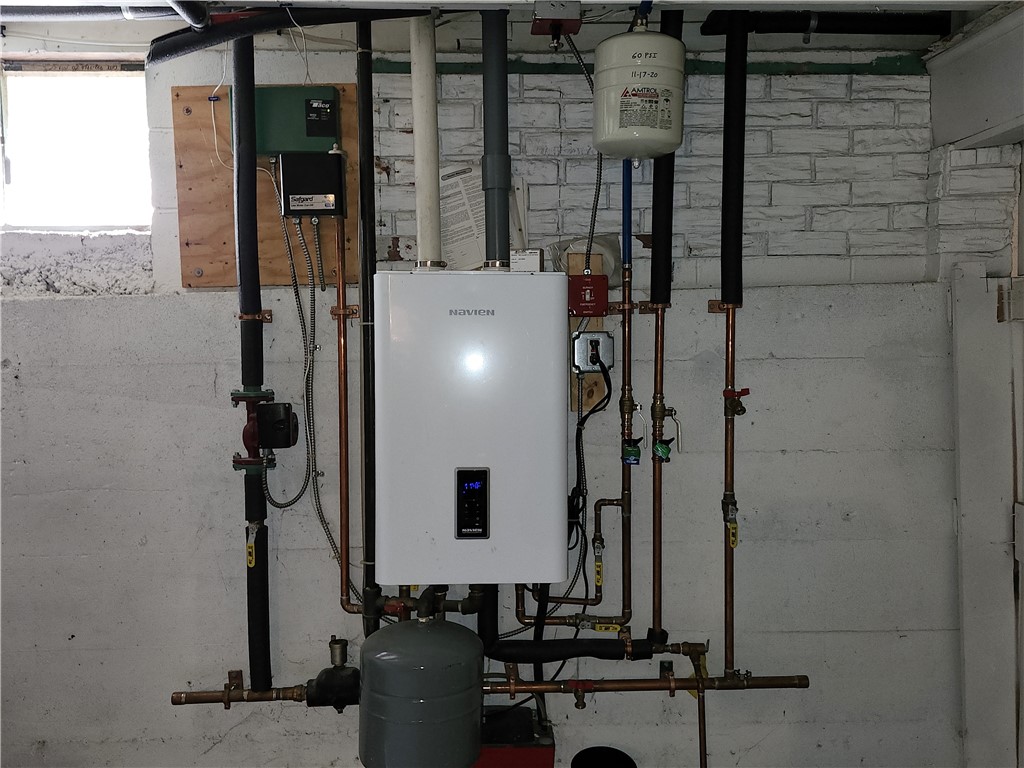 28 Westbrook Road Cranston, RI 02920 - Photo 28 of 31 Navien Boiler For Heat & Hot Water On Demand. Gas. 11 years young.