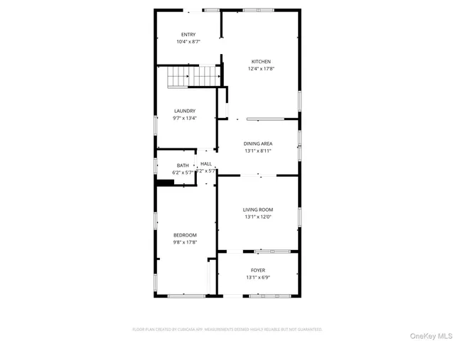 a picture of a bench in front of a door