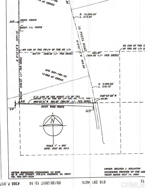 13-acres La Posta Road Campo, CA 91906 - Photo 2 of 6