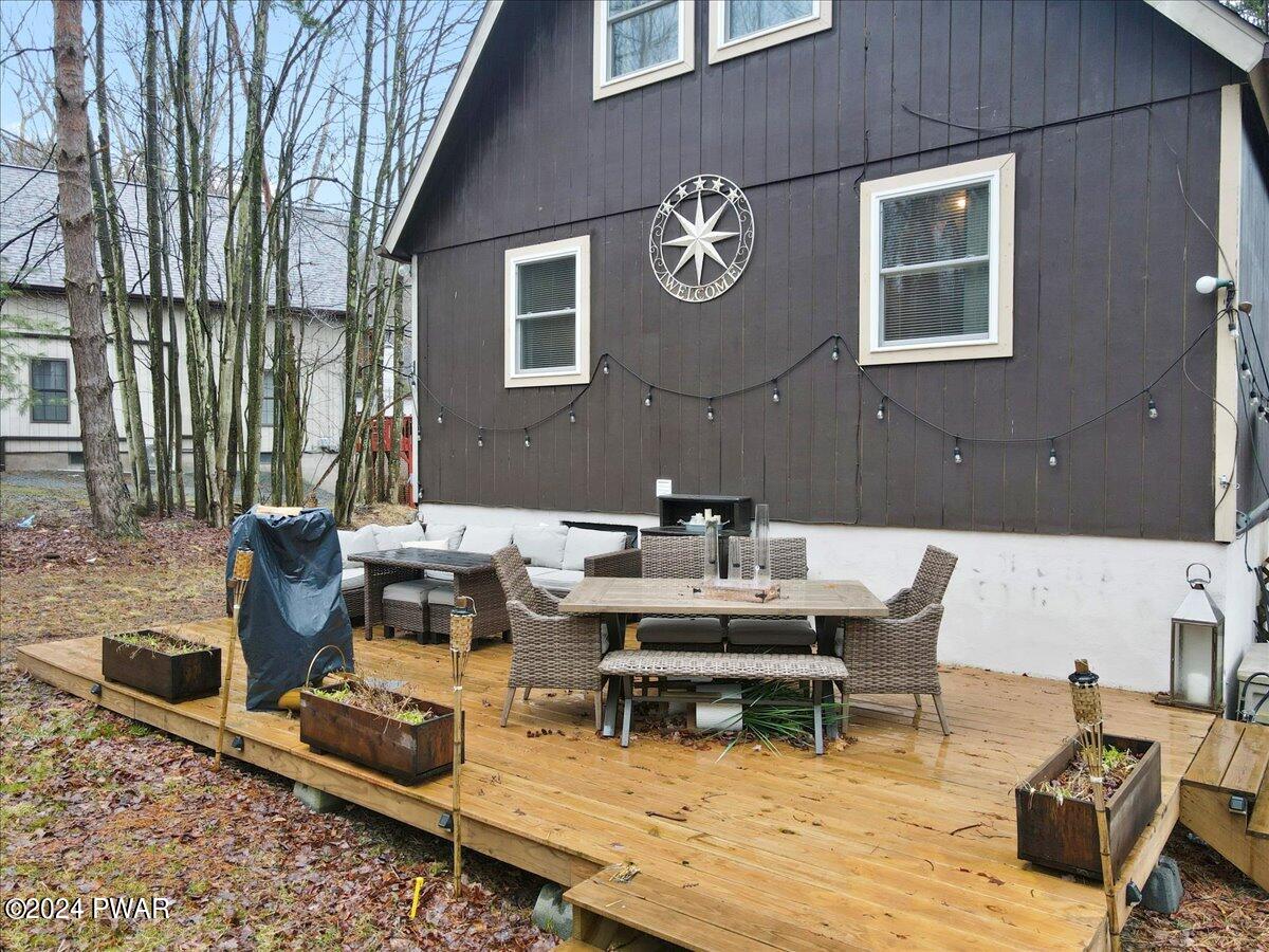 8 Crest View Road Lake Ariel, PA 18436 - Photo 41 of 44 a view of a dinning tables and chairs in a patio