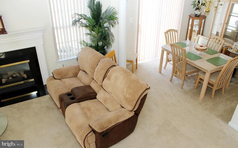 9878 Dochart Sound Lane Bristow, VA 20136 - Photo 14 of 30 a living room with furniture and a fireplace