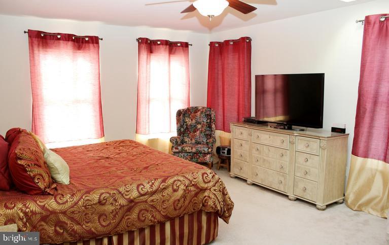 9878 Dochart Sound Lane Bristow, VA 20136 - Photo 20 of 30 a bedroom with a bed and a flat screen tv