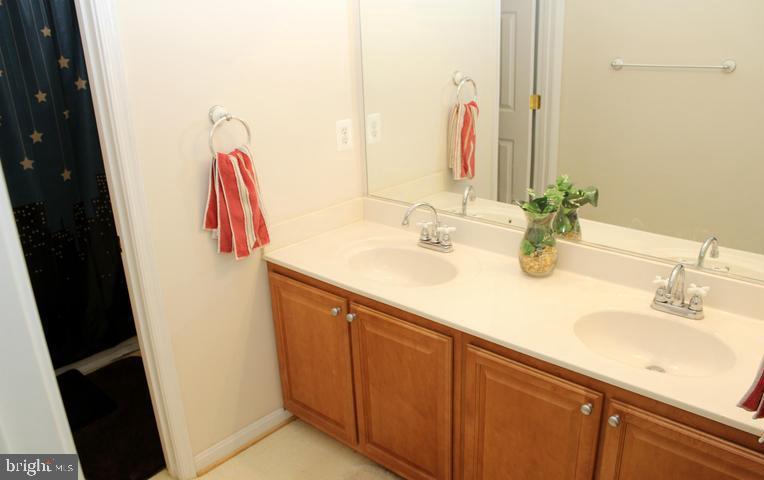 9878 Dochart Sound Lane Bristow, VA 20136 - Photo 26 of 30 a bathroom with a sink and a mirror