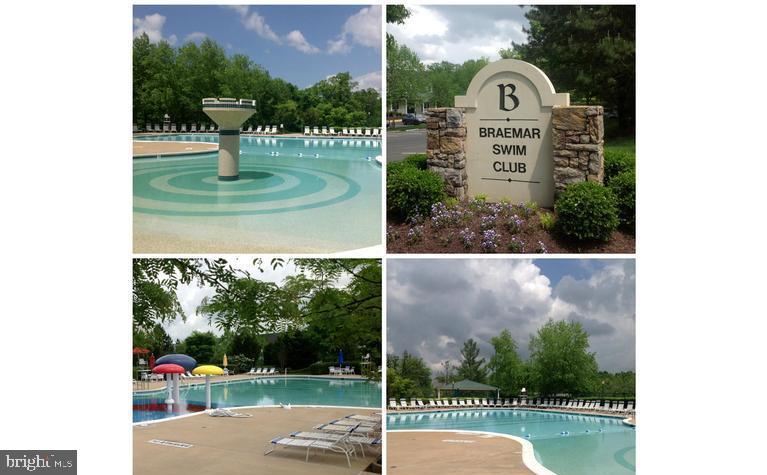 9878 Dochart Sound Lane Bristow, VA 20136 - Photo 29 of 30 a view of swimming pool with a garden and plants