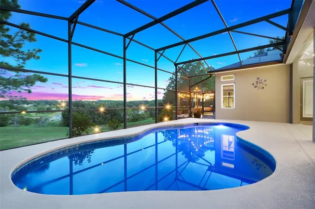 a view of a garden with an ocean beach