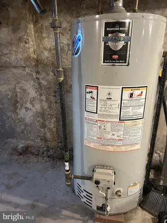a view of water heater room