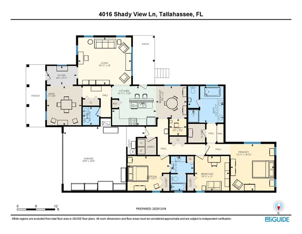 $450,000 | 4016 Shady View Lane, Tallahassee, FL 32311