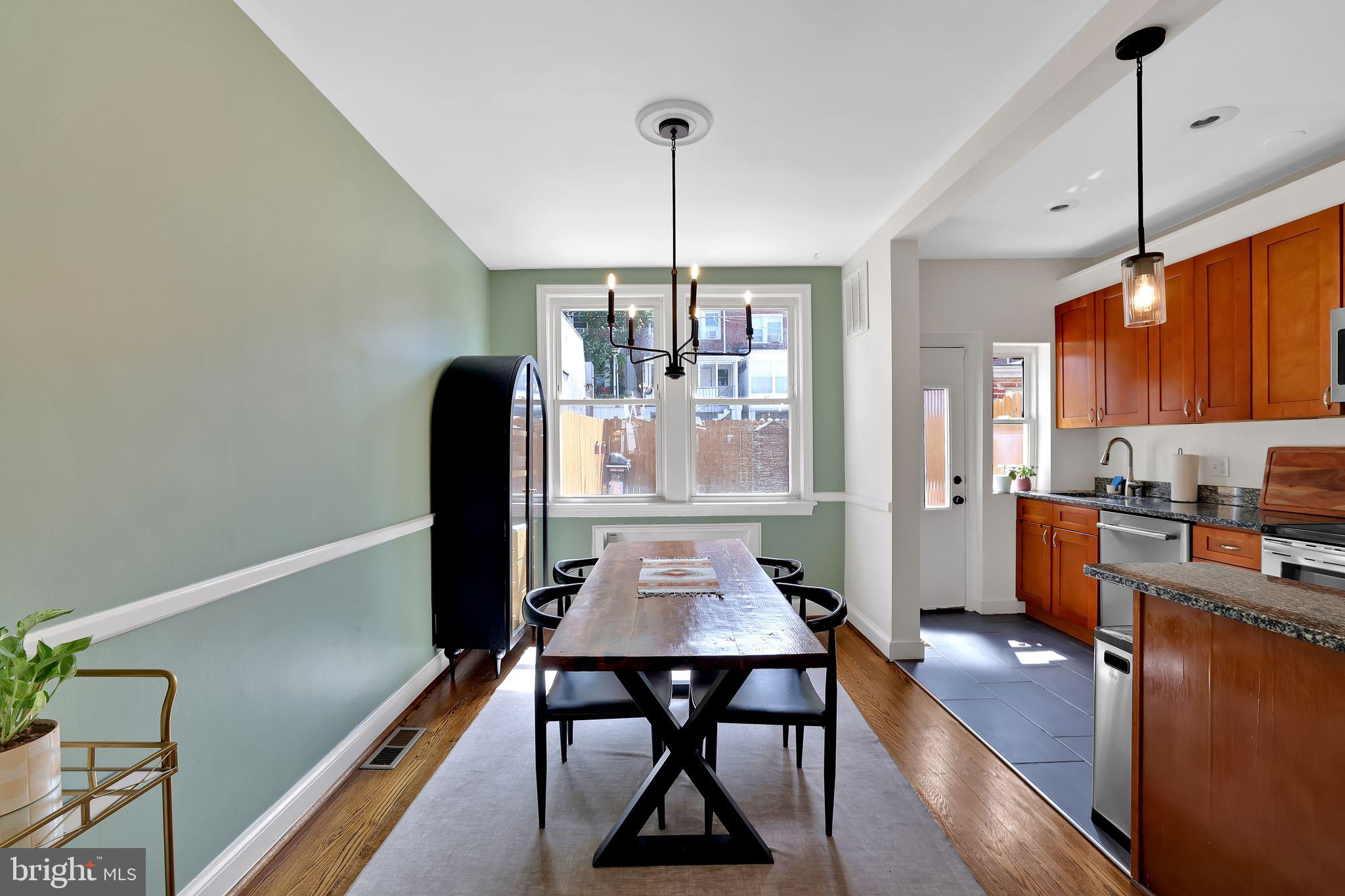 1719 Lyman Place Northeast Washington, DC 20002 - Photo 10 of 32 a view of a dining room with furniture window and wooden floor