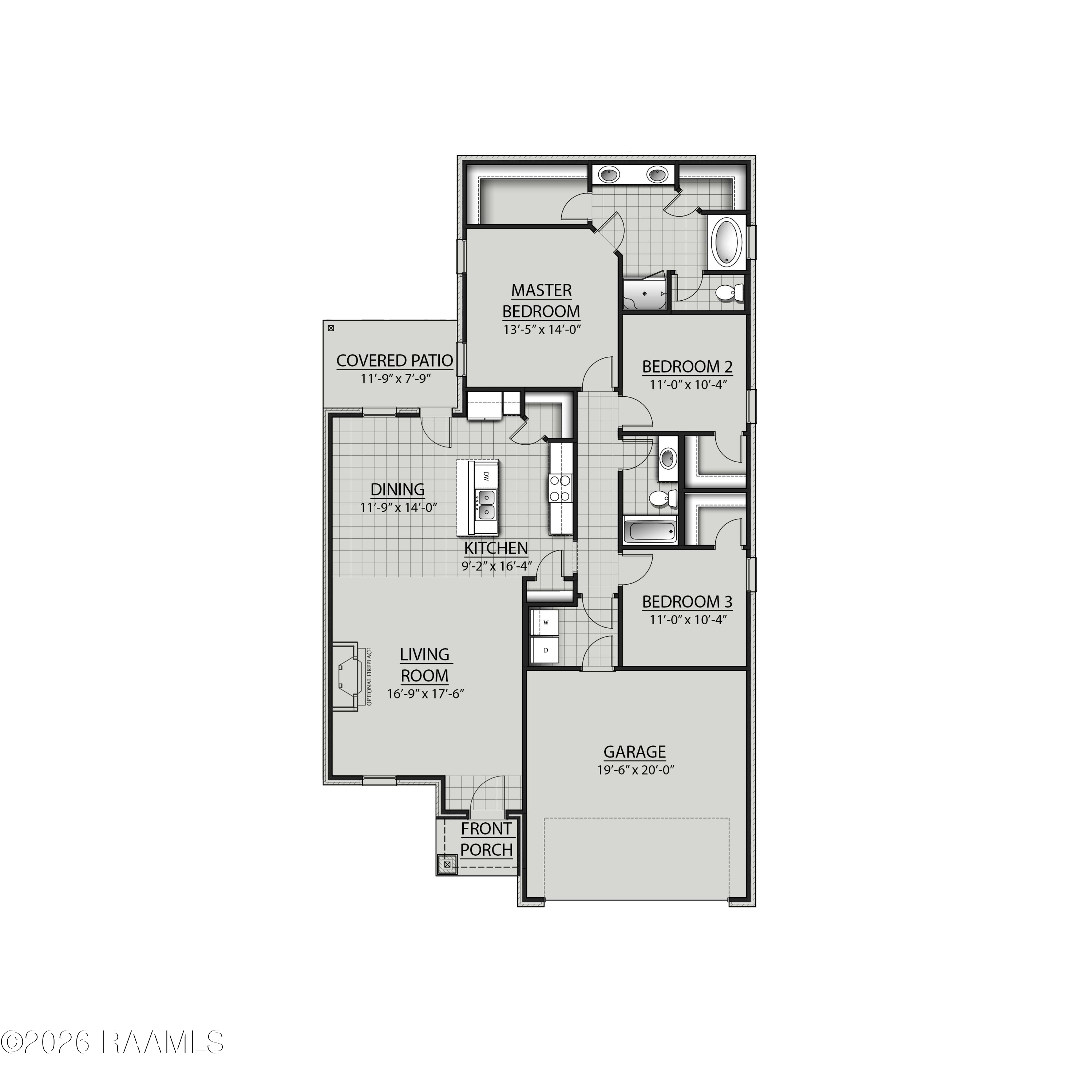 112 Star Lane Broussard, LA 70518 - Photo 7 of 7 FLOOR PLAN