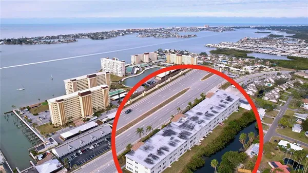 a view of a city with tall buildings