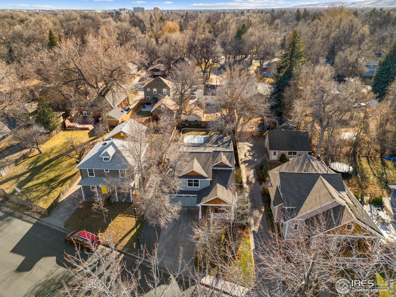 1201 Juniper Court Fort Collins, CO 80521 - Photo 46 of 50 an aerial view of a house with outdoor space