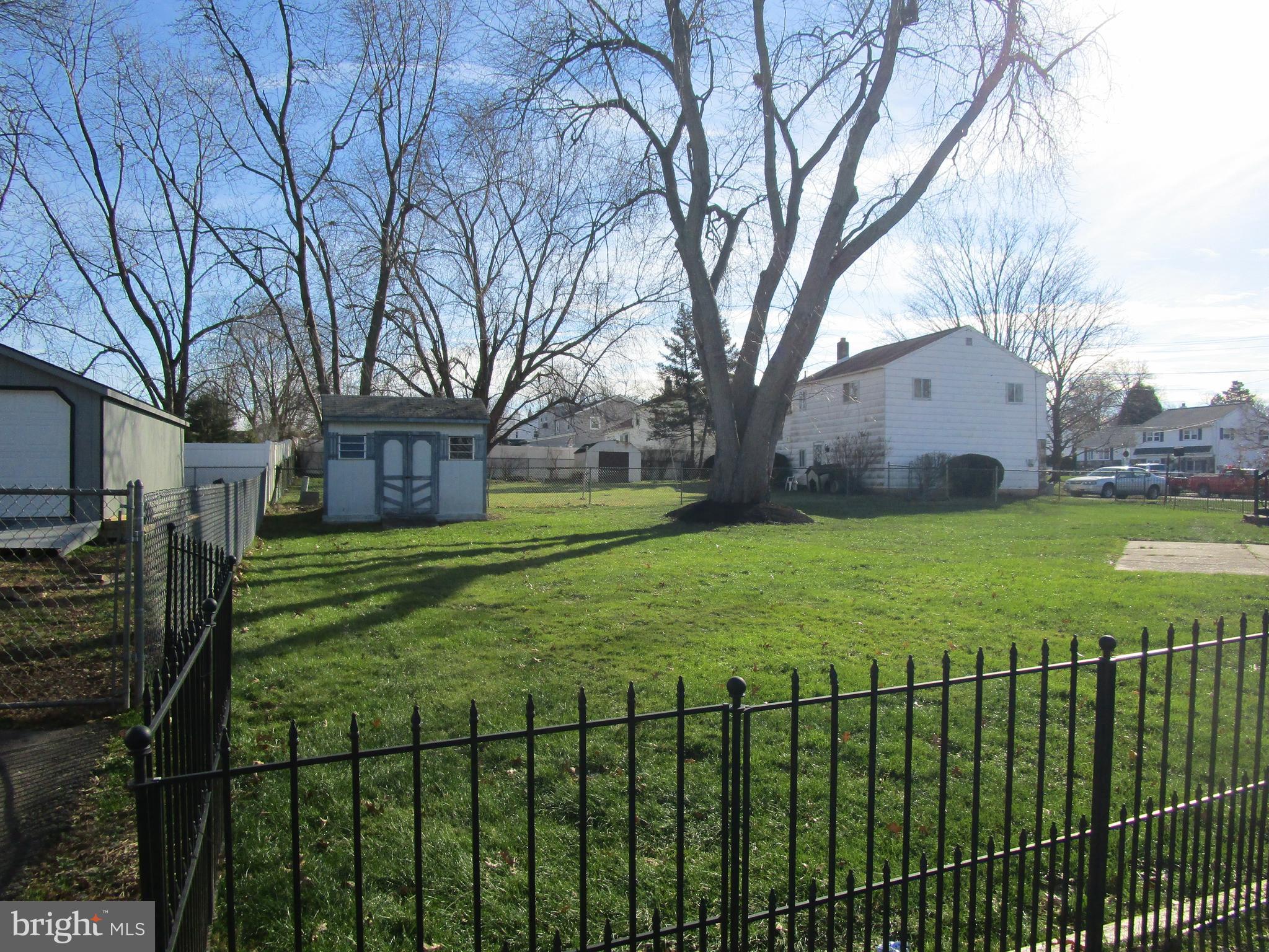 945 Marian Road Warminster, PA 18974 - Photo 3 of 21 rear, fenced yard, with shed & patio