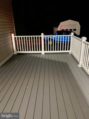 a view of wooden deck