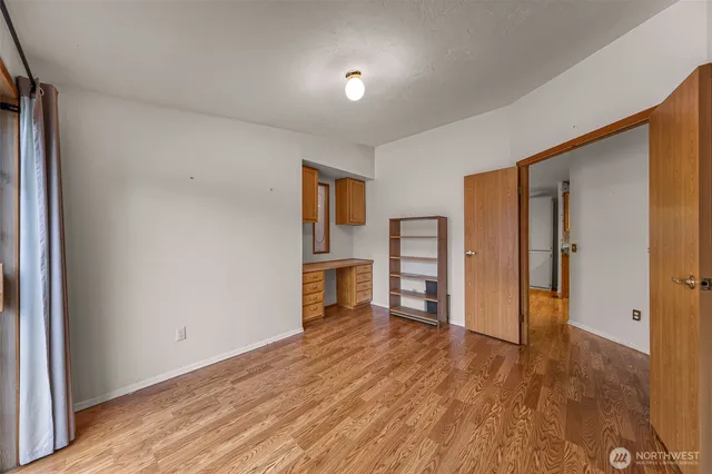 a room with storage and utility