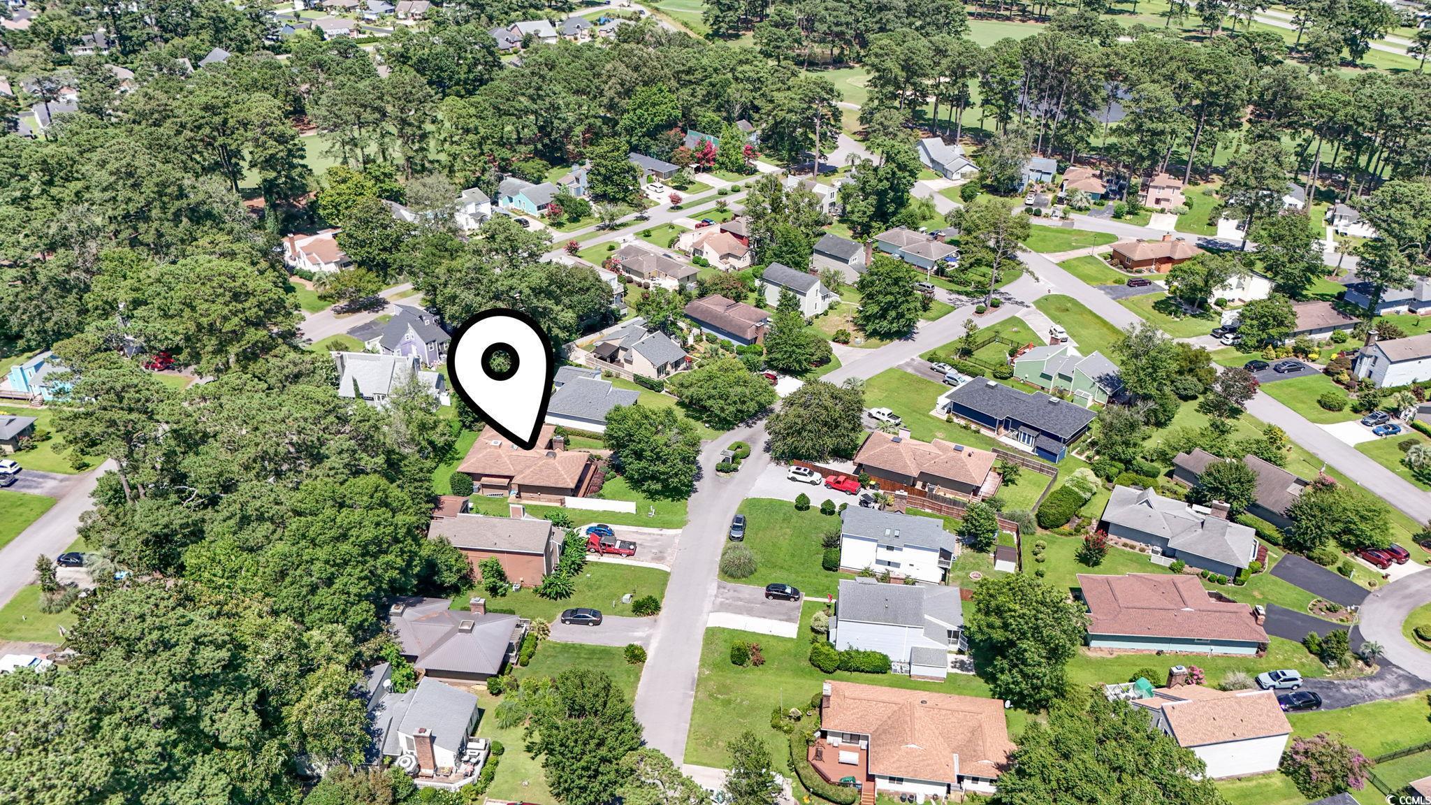 3533 Lighthouse Way Myrtle Beach, SC 29577 - Photo 38 of 40 Aerial view of property's location featuring nearby suburban area