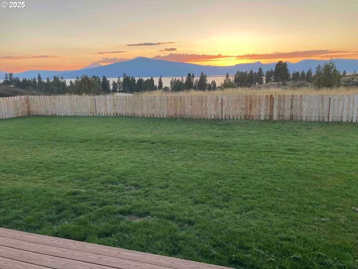 34786 Pleasant View Road Chiloquin, OR 97624 - Photo 20 of 48 a view of a backyard with green space
