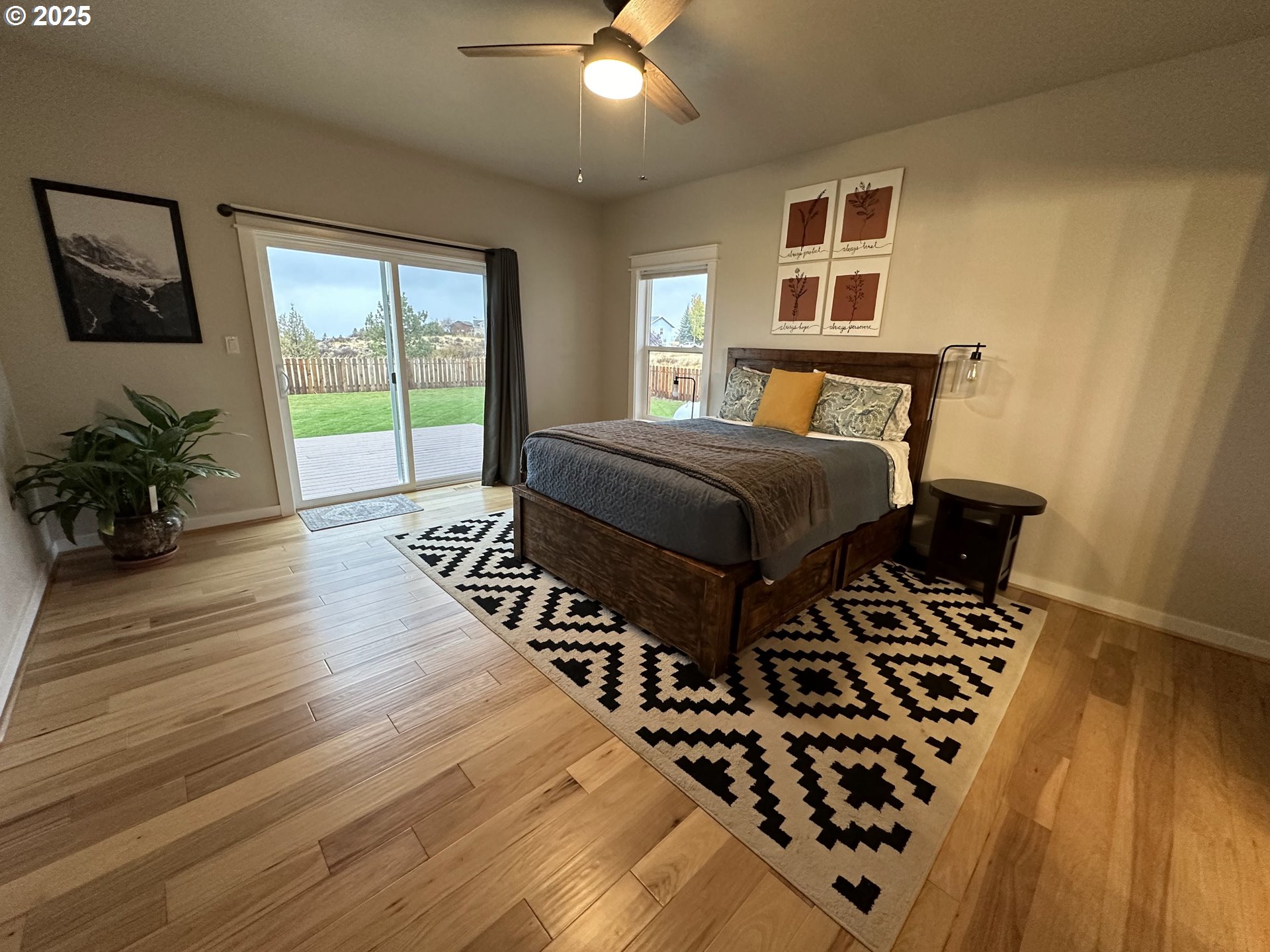 34786 Pleasant View Road Chiloquin, OR 97624 - Photo 23 of 48 a bed sitting in a bedroom next to a window