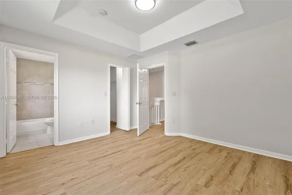 wooden floor in an empty room