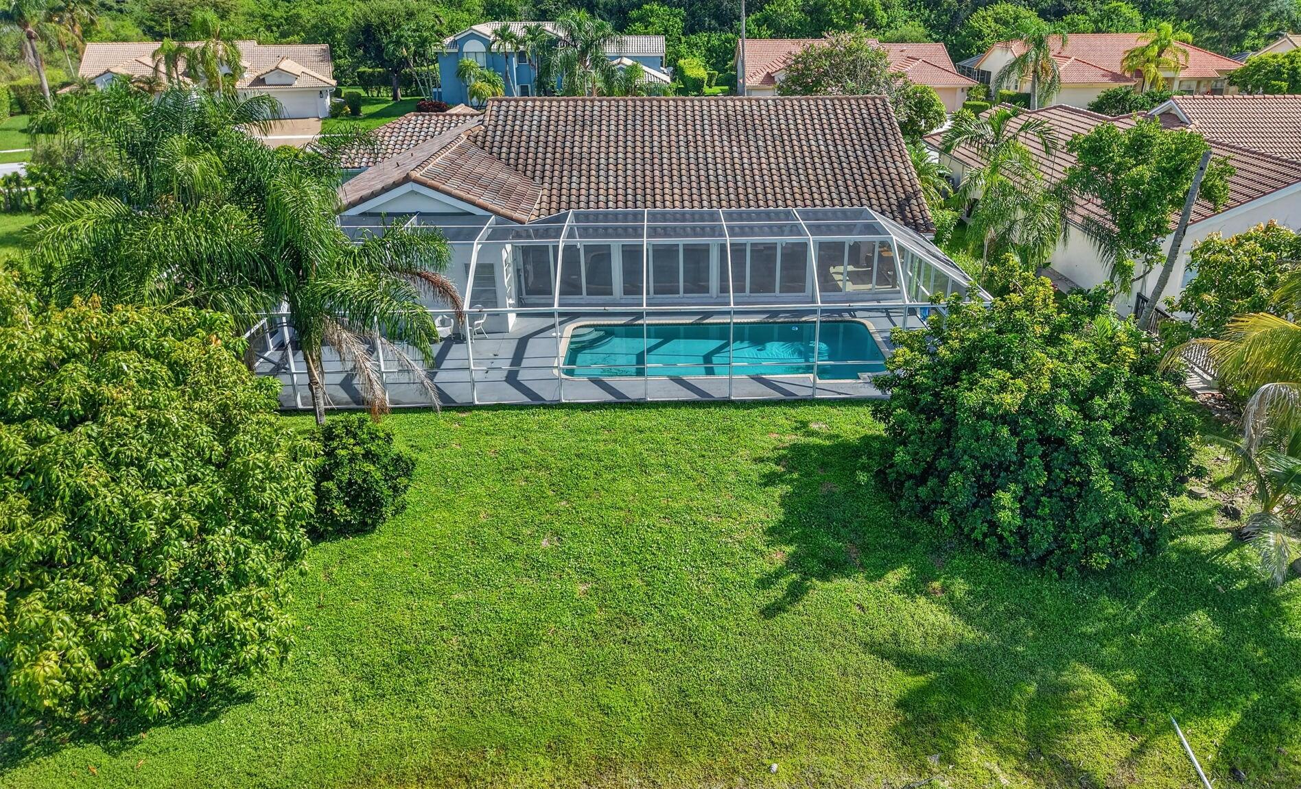 11845 Island Lakes Lane Boca Raton, FL 33498 - Photo 24 of 78 Pool with Dome enclosure
