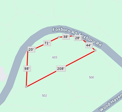 603 Foxboro Road Westminster, SC 29693 - Photo 22 of 22 Visualize property boundaries and street access with this clear, labeled plat map.